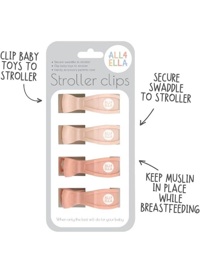 All4Ella 4 Pack Pegs Cream/Peach - Image 2